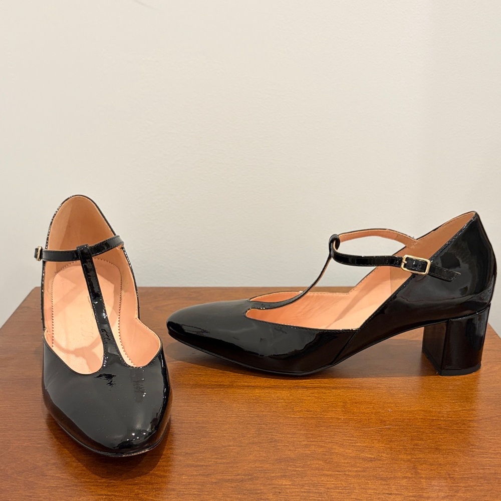 J.Crew Maryjane T-Strap Shoes - Picture 2 of 5